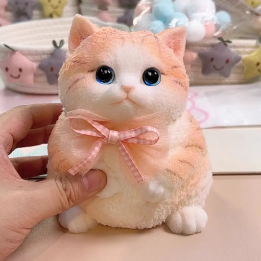 Lovely Gentle and cute cat Silicone Squishy Kitty（JESSI)